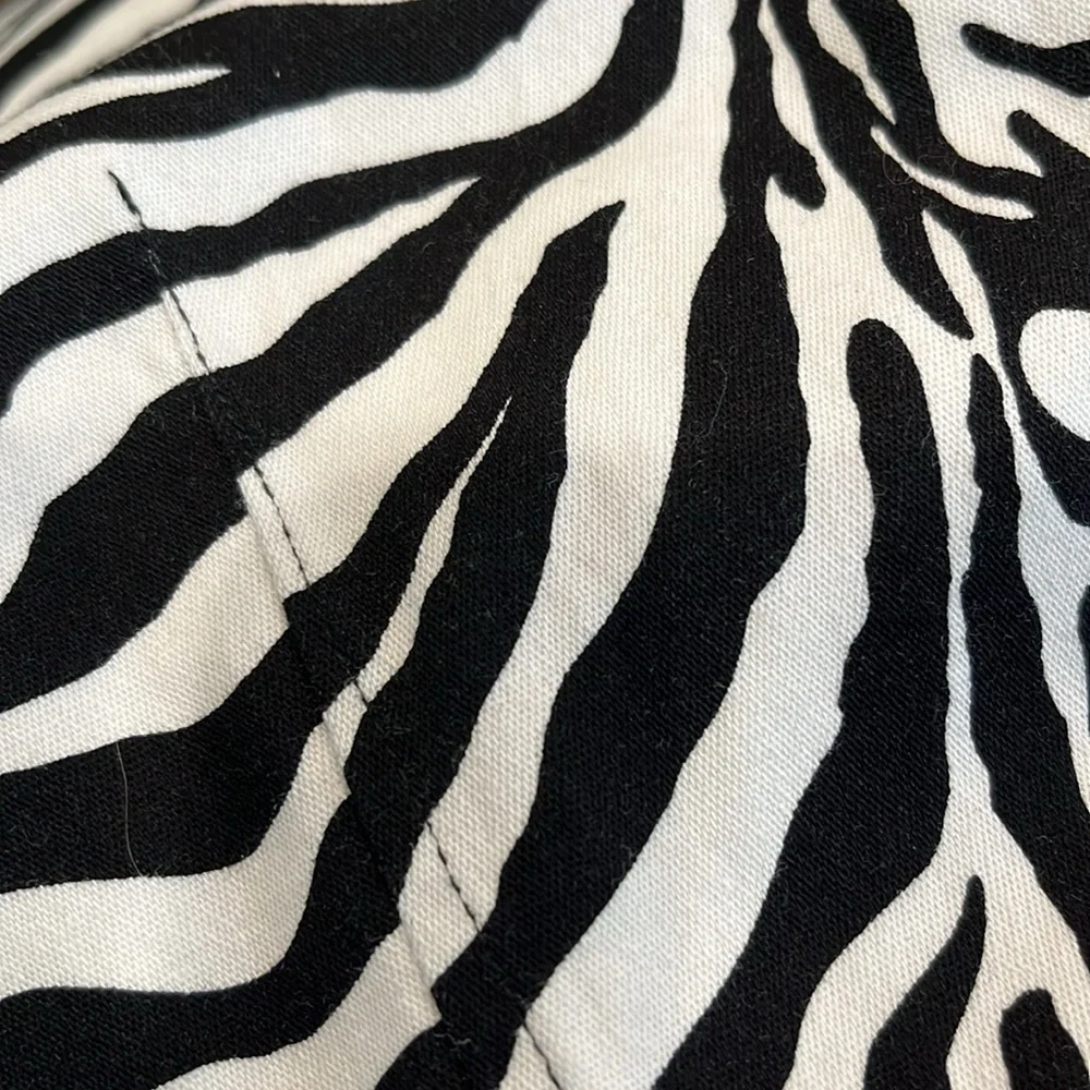 California Concepts Zebra print sleeveless dress. Sz 12 Great for Summer - Picture 2 of 16